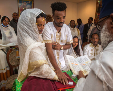 eritreische Hochzeit, Eritrea, christlich, Israel, mea schearim